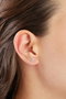 Heliophilia Silver Pendientes de Plata Esterlina 925